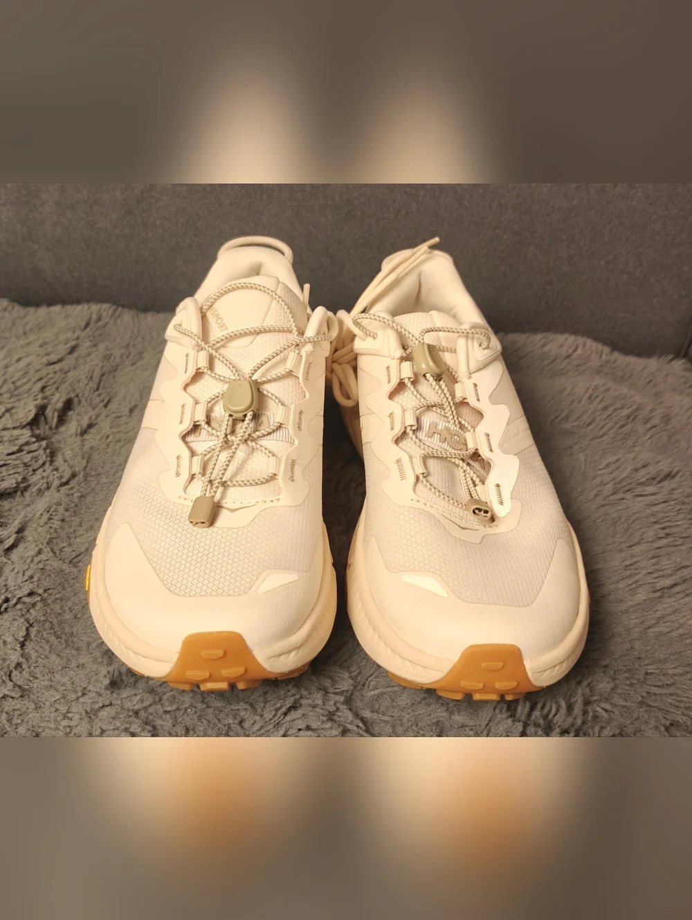 NEW! Hoka ONE One Transport Women's Trail Running Shoes Eggnog - Picture 7 of 13